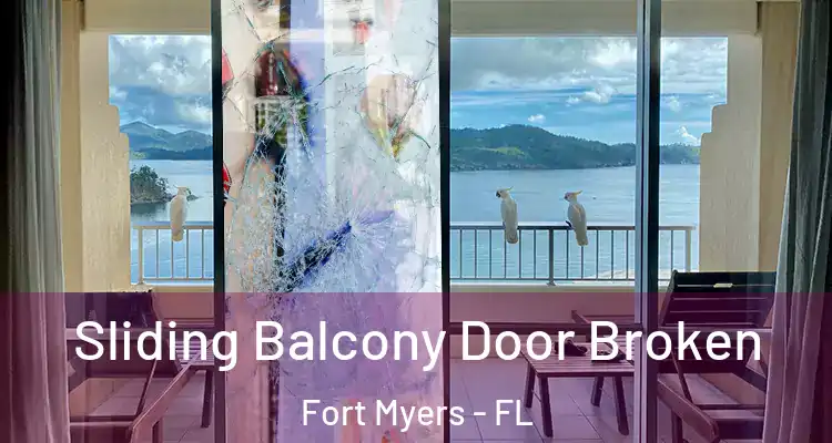  Sliding Balcony Door Broken Fort Myers - FL