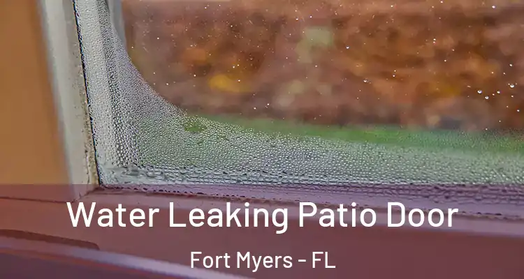  Water Leaking Patio Door Fort Myers - FL